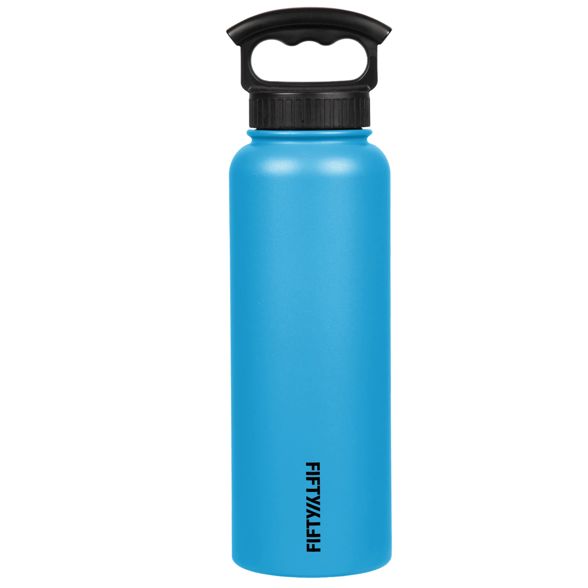 FIFTY/FIFTY, 40oz - Crater Blue Bottle-3 Finger Grip Cap, Size 40 oz, Color Blue, Model# V40006BL0